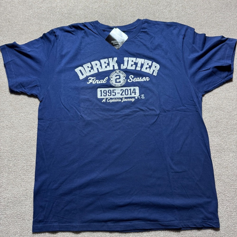 MLB New York Yankees #2 Derek Jeter Final Season T-Shirt 1995-2014